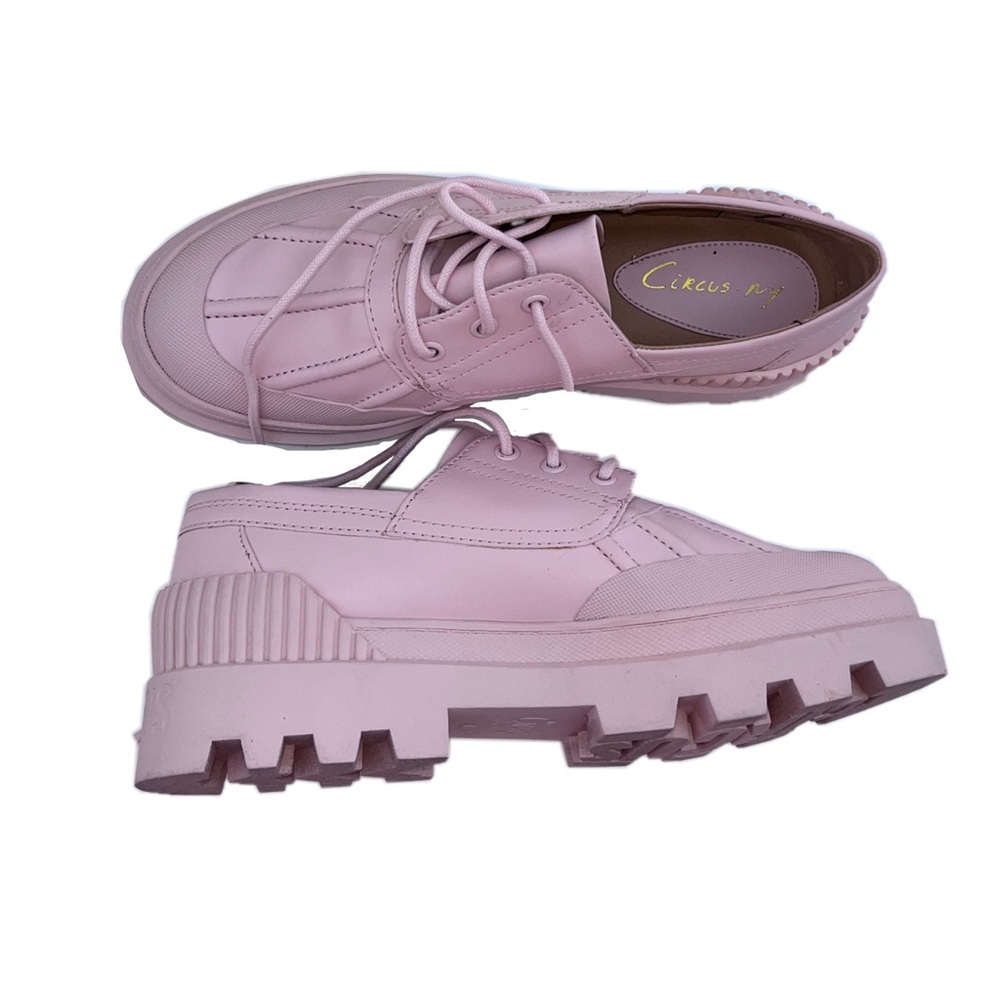Circus NY by Sam edelman ISA Oxford size 8.5 pink lug platform - Picture 3 of 6